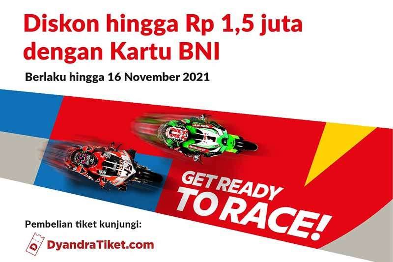 Promo Tiket WSBK Mandalika 2021 Begini Caranya