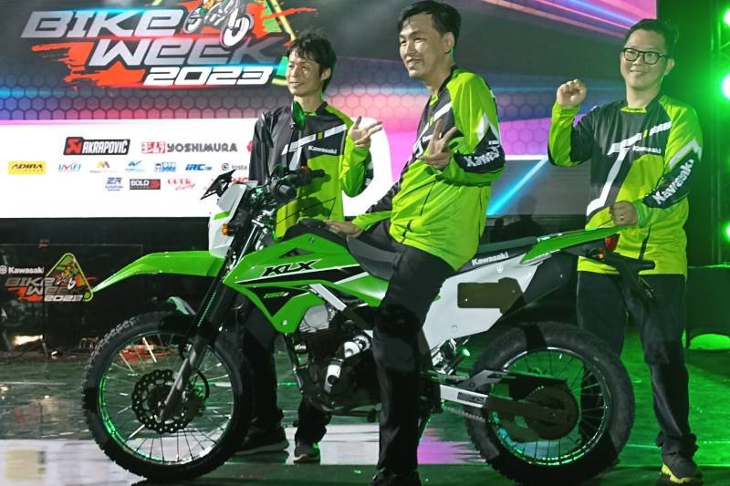 Kawasaki Klx Sudah Pakai Lampu Led