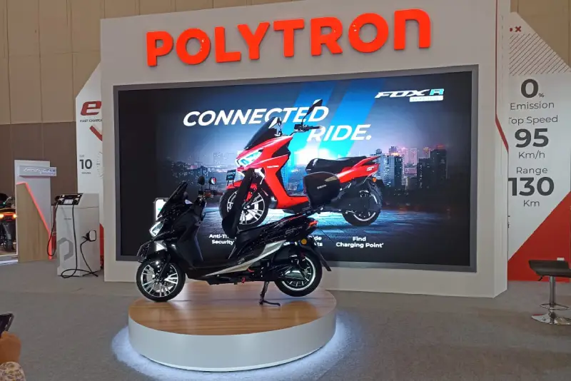 JurnalbikersMotor Listrik Polytron Fox R Diskon Rp 7 Juta Di IMOS 2023