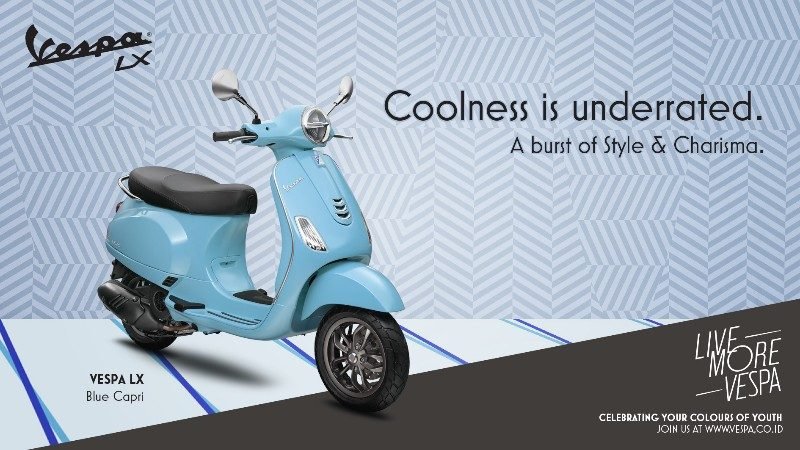 Warna Baru Vespa LX dan S Makin Segar