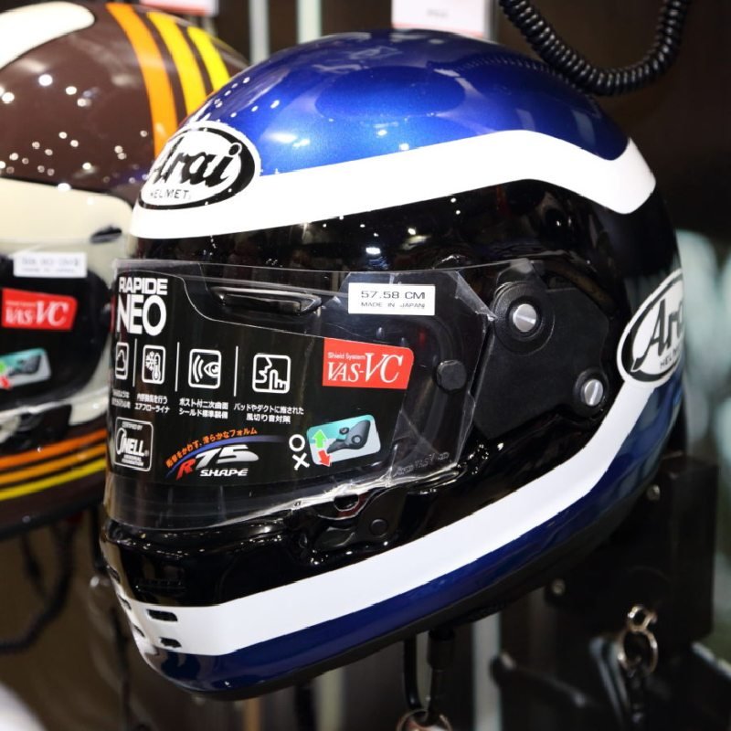 Arai Rapid Neo Wes Cooley Dipamerkan, Dijual di Indonesia?
