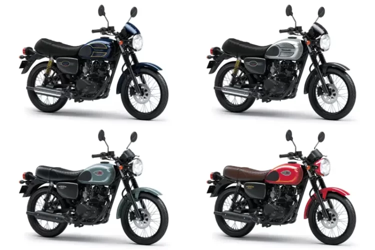 Kawasaki W175 2024 Varian SE dan Cafe Punya Warna Baru